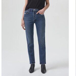 Agolde RILEY LONG HIGH RISE STRAIGHT size 27